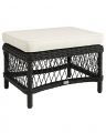 Marbella ottoman black OUTLET