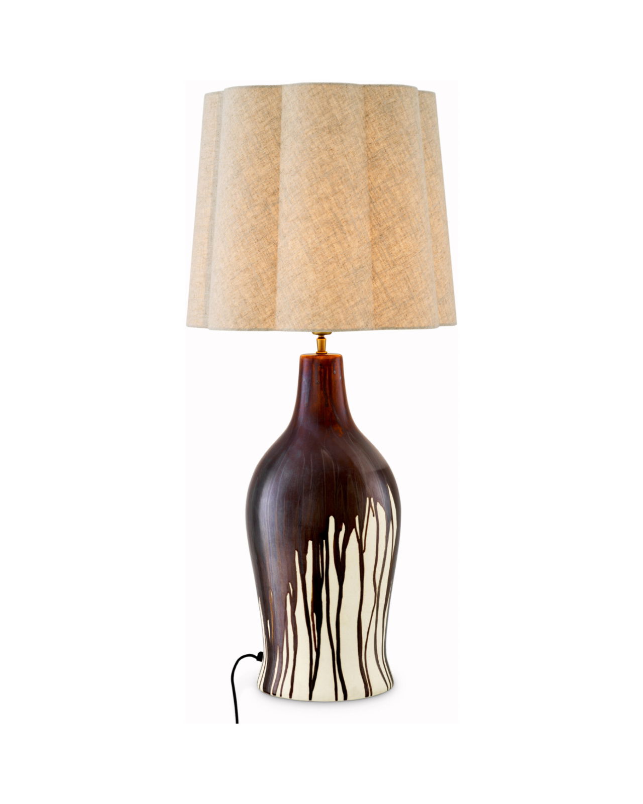 Beatriz bordslampa brun