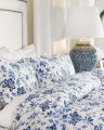 Somerset Pillowcase Blue/White 2-pcs