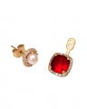 Colette Earrings Scarlett Red