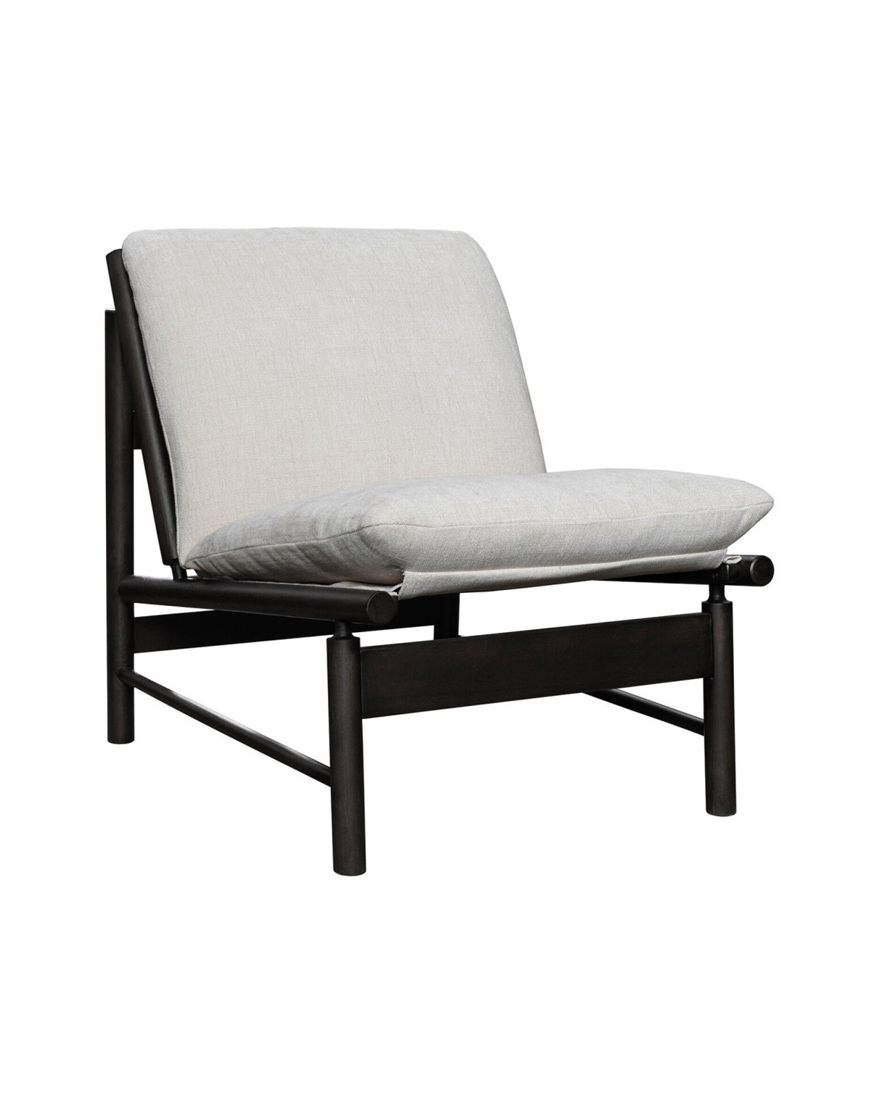 Paige Stoff-Loungesessel Tara greige