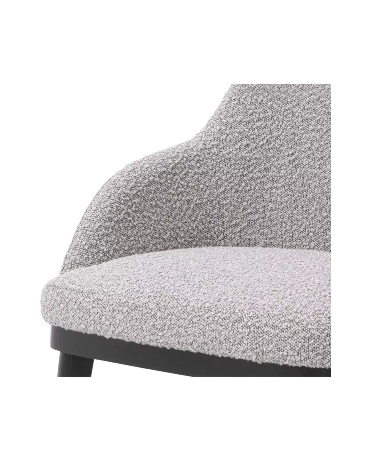 Costa Dining Chair Bouclé Grey