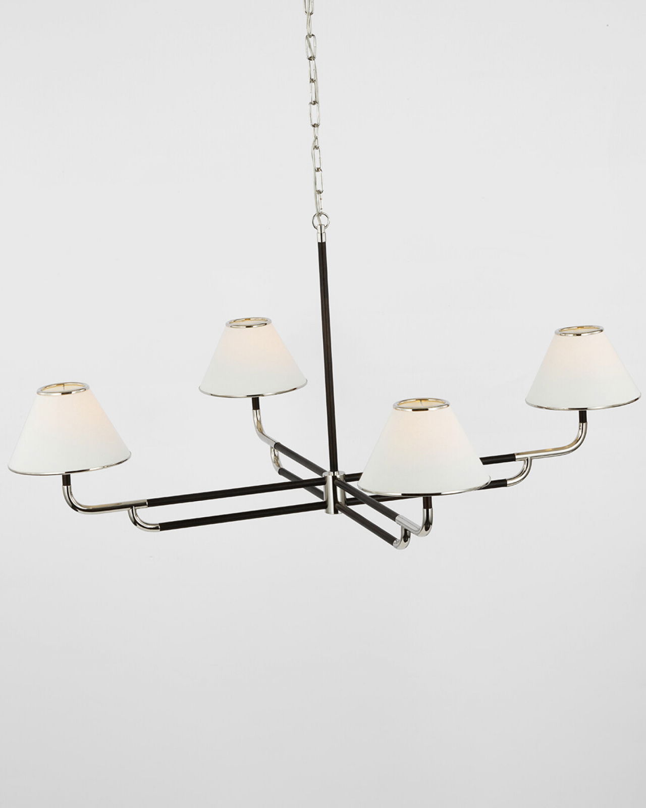 Rigby Grande Chandelier Polished Nickel