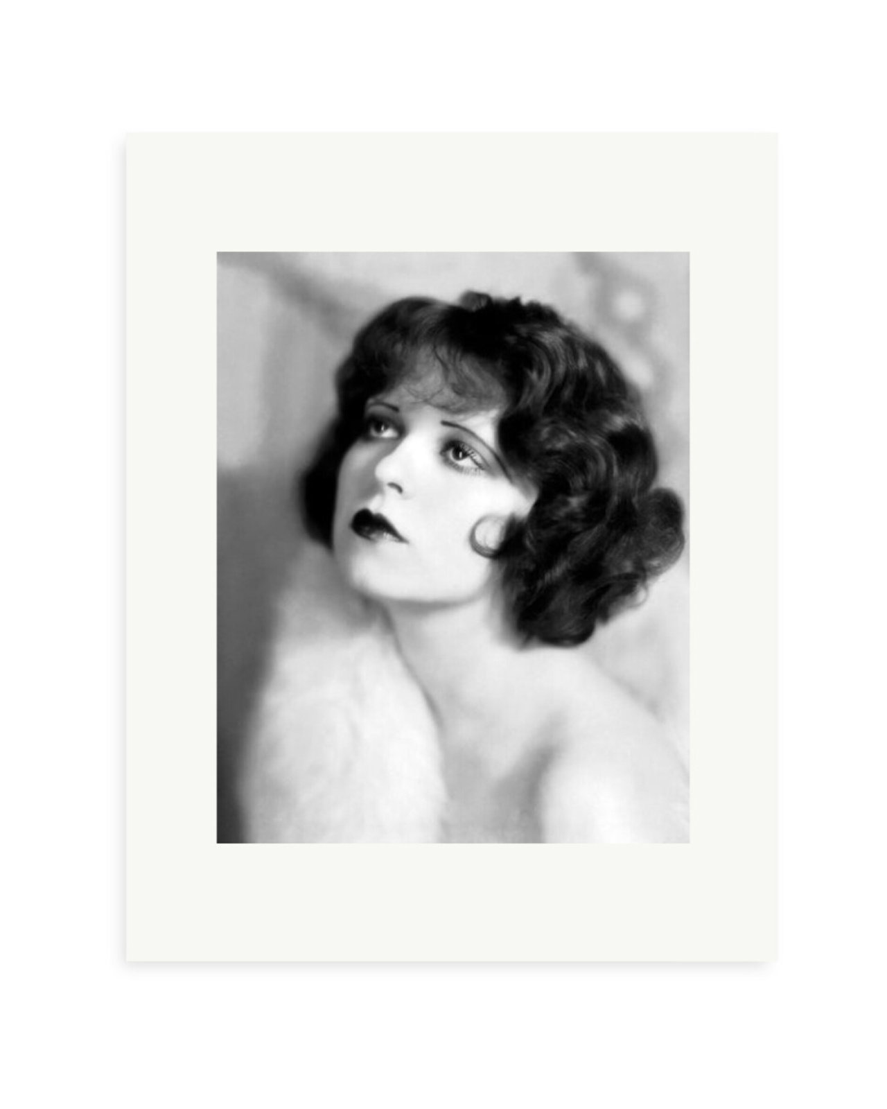 Clara Bow Portrait Print Only / Small