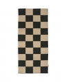 Square Rug Black/Natural