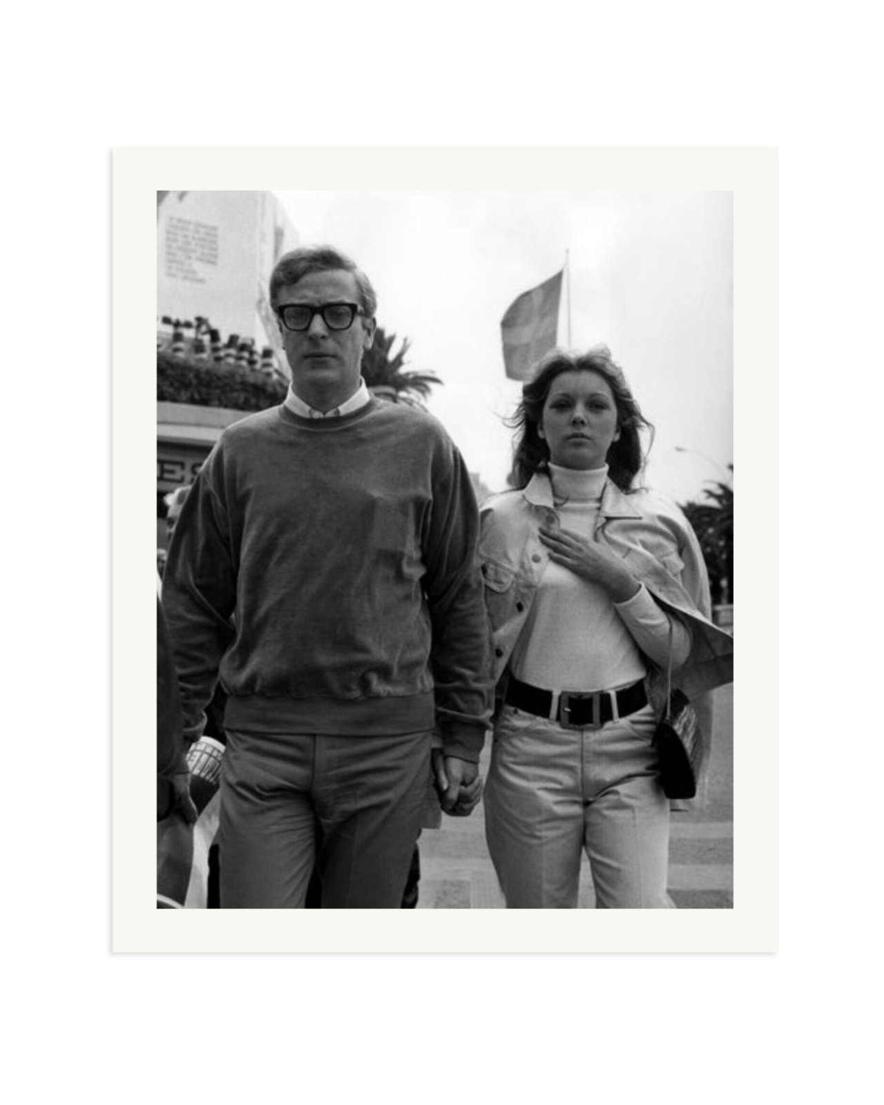 Michael Caine and Betsy Motte Print Only / XXL