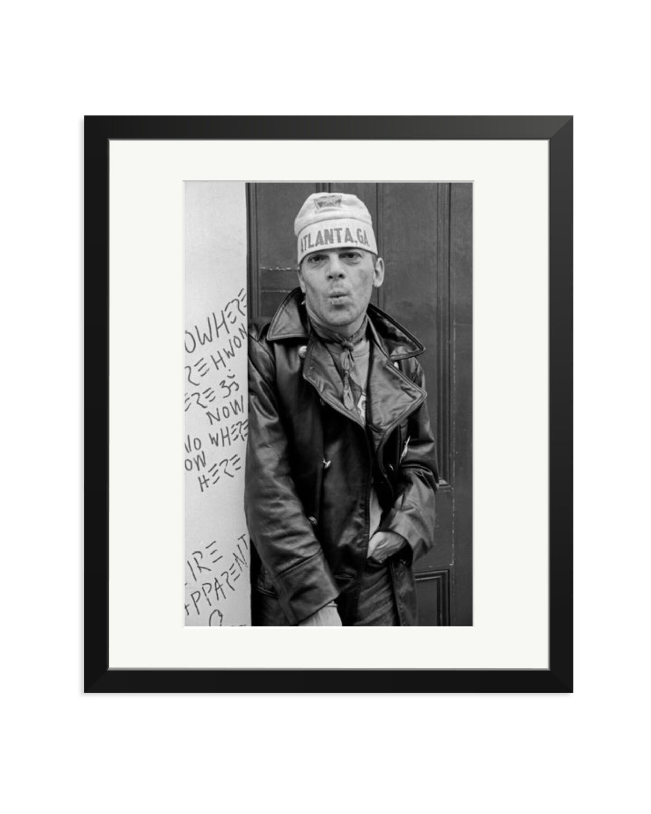 Ian Dury Outside Stiff Records 1978 London Black / Large
