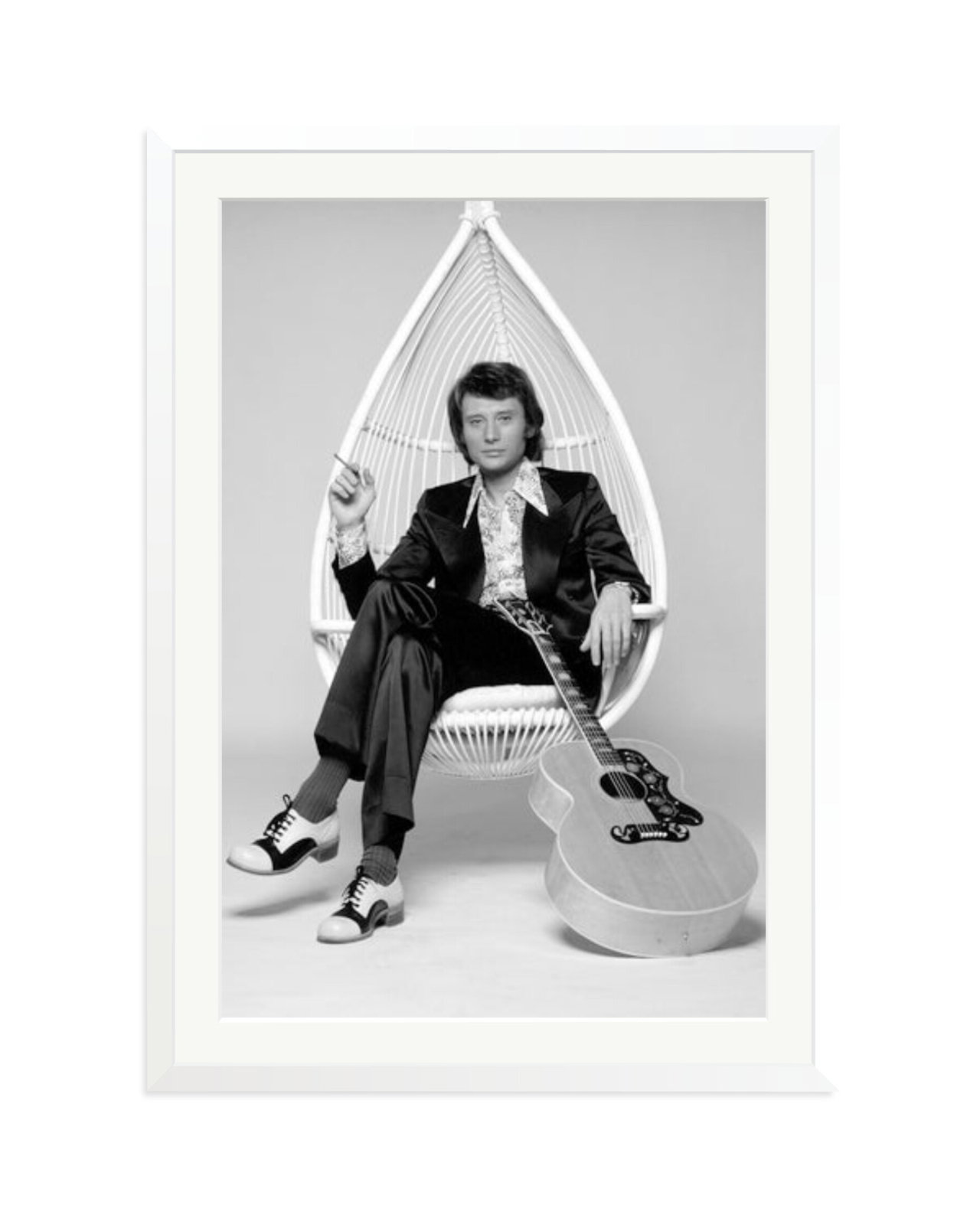 Johnny and his Guitar White / XXL