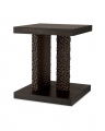 Bravon Side Table Ebony Oak Veneer