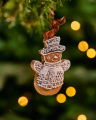 Whitby Gingerbread Snowman Ornament