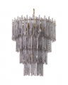 Saint Roch chandelier, brushed brass