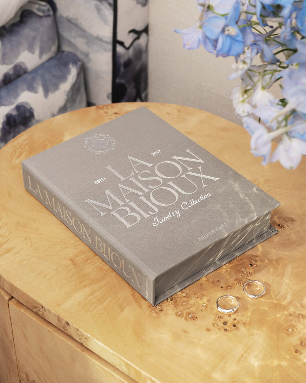 La Maison Bijoux smykkeskrin grå/sølv