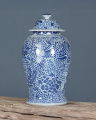 Urn Blue/White