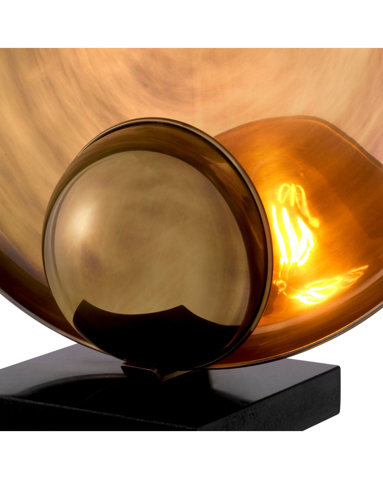 Odessa bordslampa antik mässing