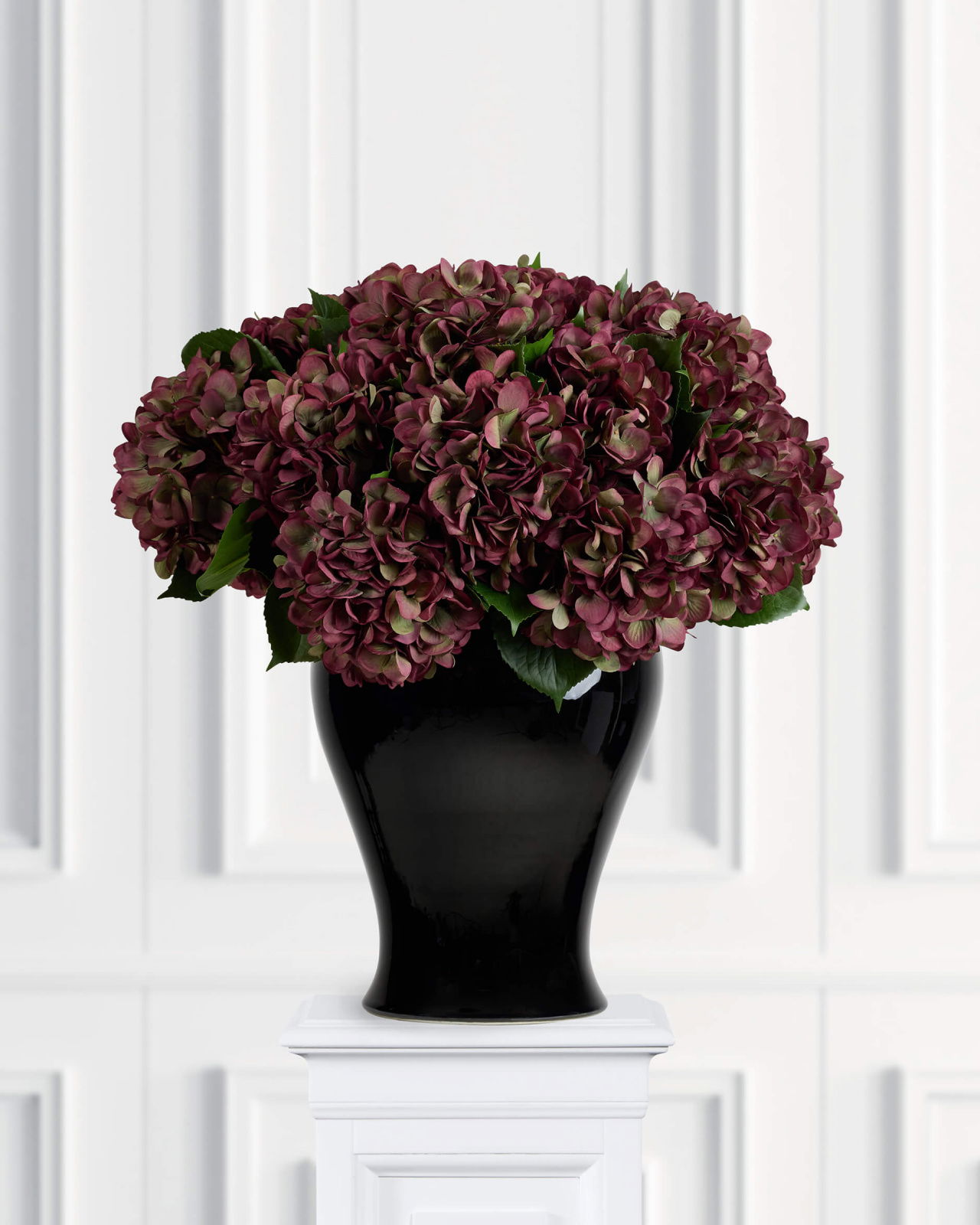 Hortensie Schnittblume bordeaux