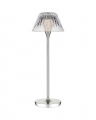 Blaze 16" Rechargeable Table Lamp Polished Nickel/Clear Crystal
