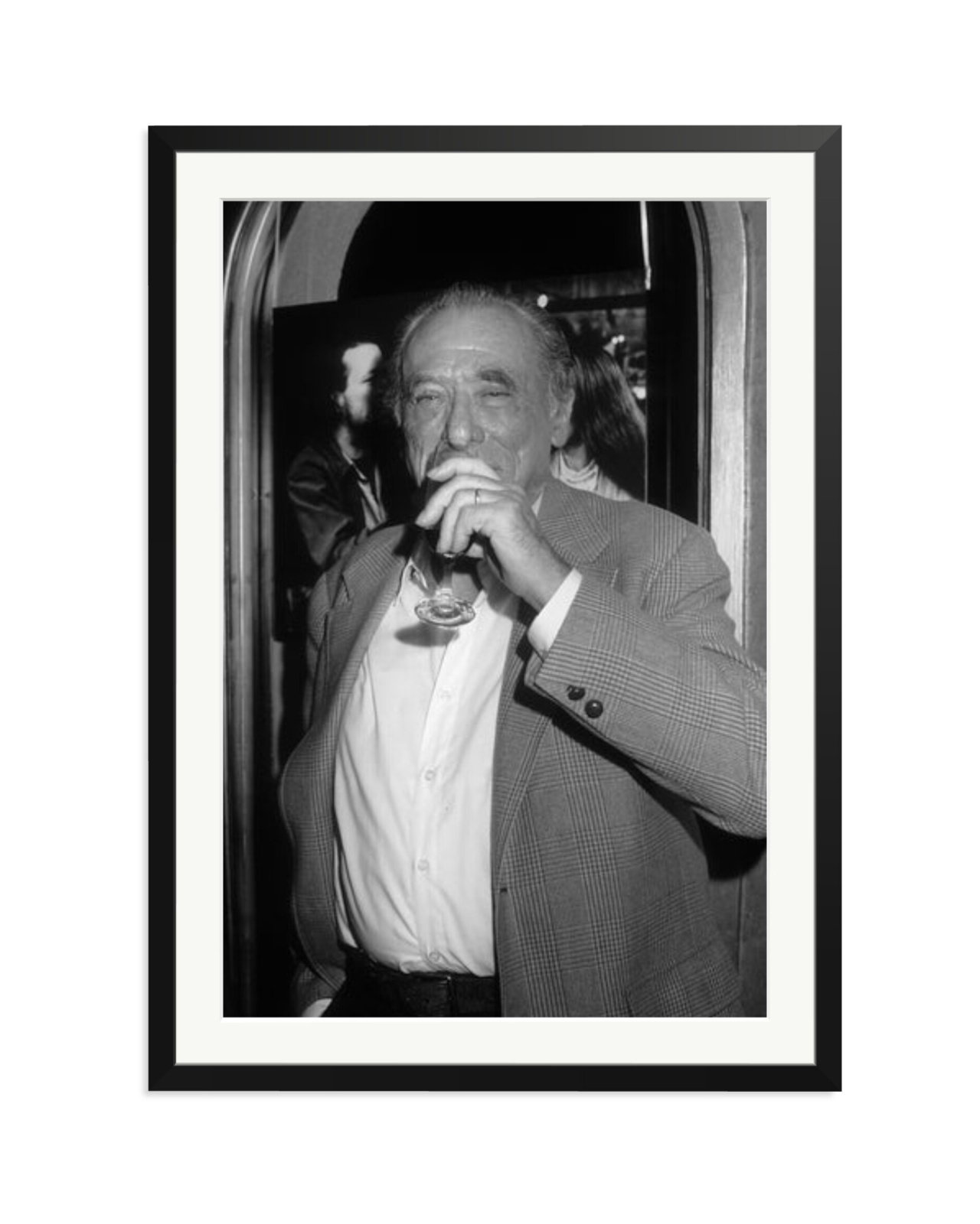 Charles Bukowski Portrait Black / XXL