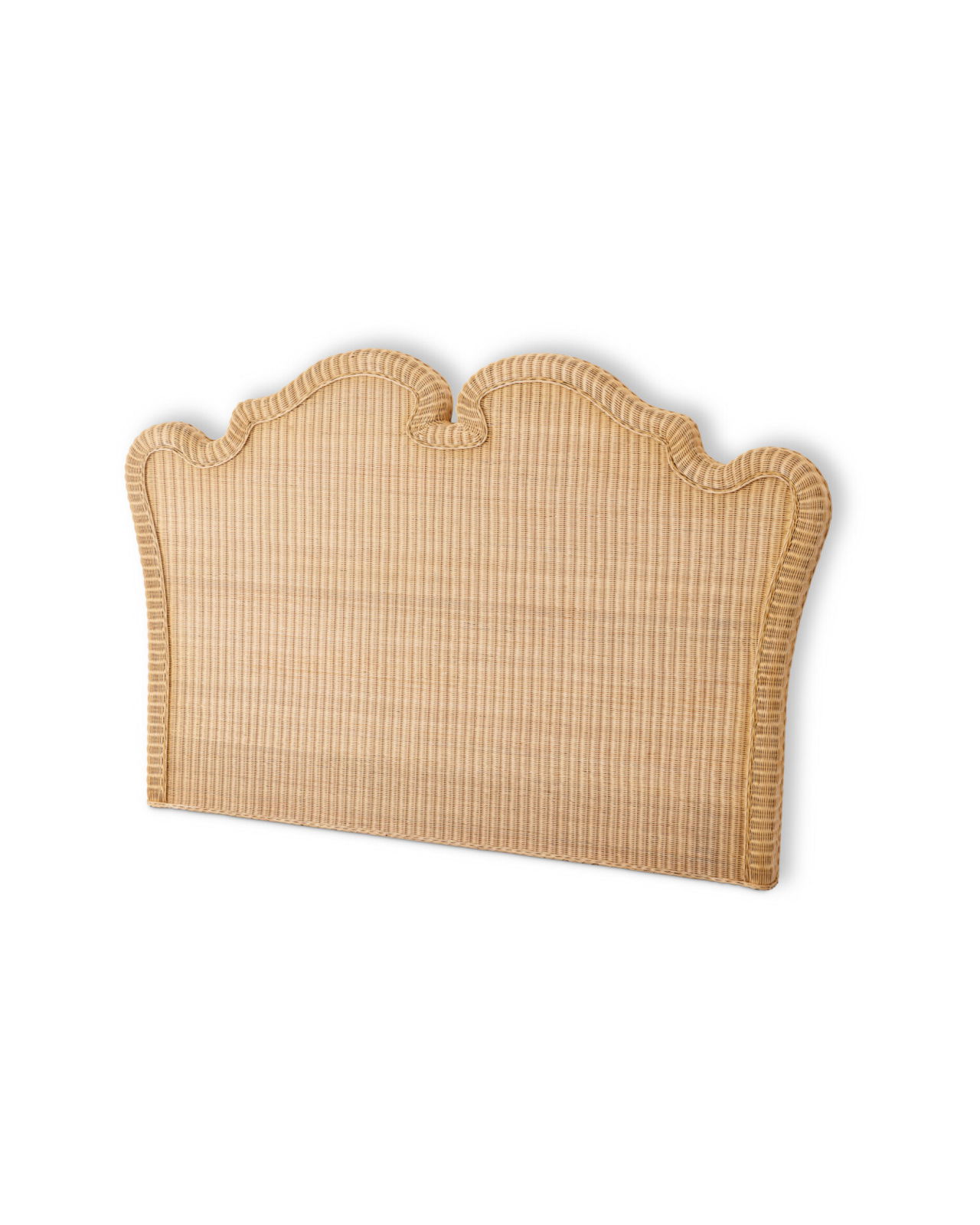 Boudoir hoofdbord van rotan