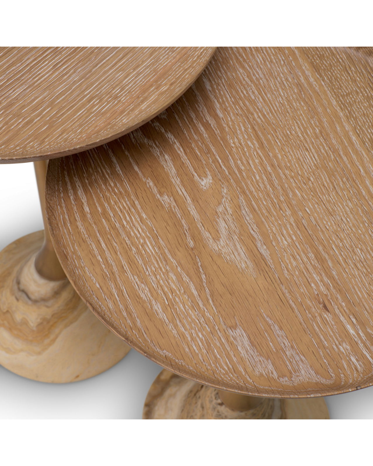 Puglia sidobord beige 2-set