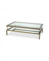 Harvey Coffee Table brushed brass