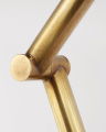 Cona Large Articulating Floor Lamp Brass