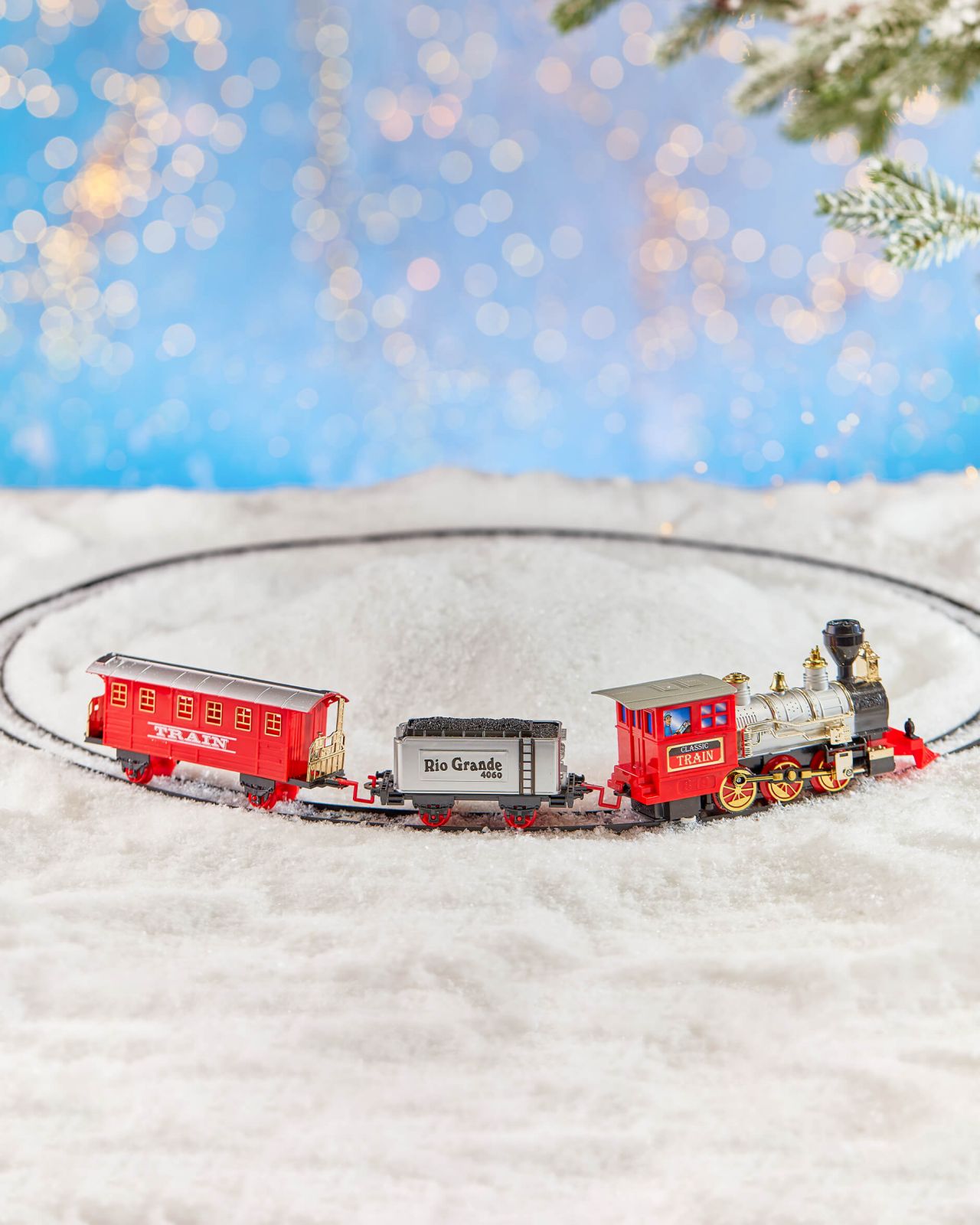 Simon Santa Train Red/Silver