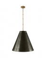 Goodman Large Hanging Lamp Antique Brass/Bronze Shade L