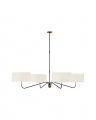 Canto Grande Four Arm Chandelier Bronze/Brasss