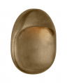 Esculpa 14" Rounded Wall Light Museum Brass