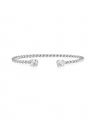 Mini Twisted ranneke crystal rhodium