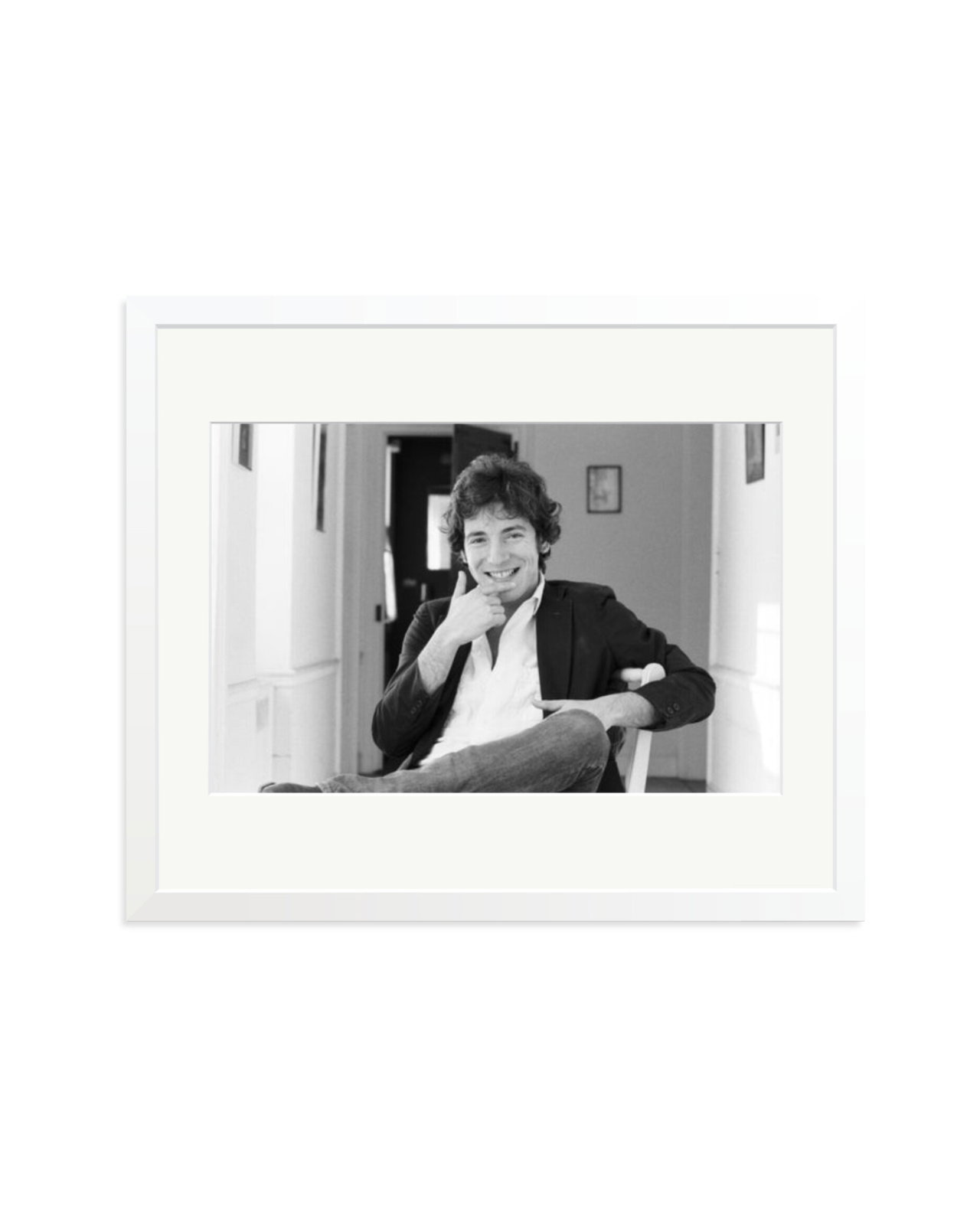 Bruce Springsteen at Home White / Large