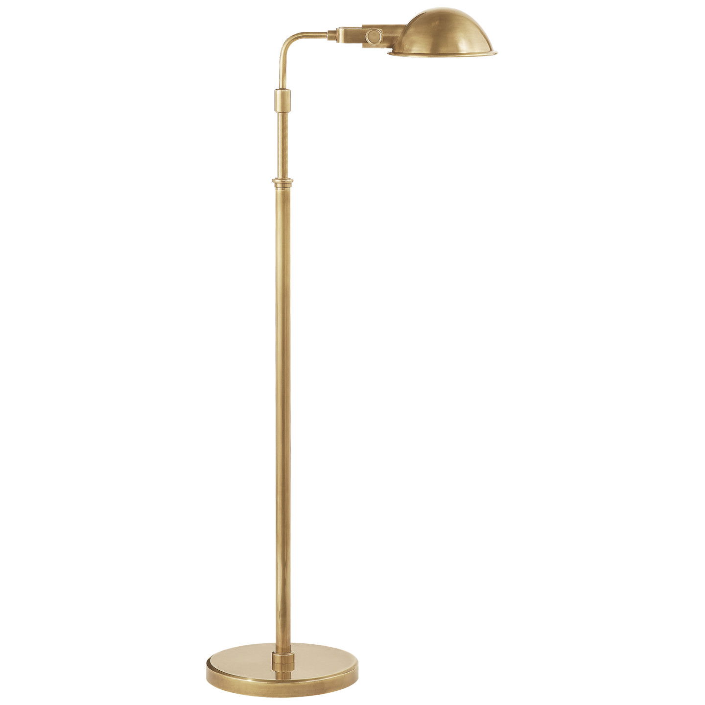 Fairfield Pharmacy Floor Lamp Natural Brass