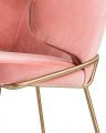 Kinley Dining Chair Savona Nude Velvet