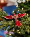 Lancaster Hummingbird Ornament Red