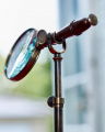 Magnifying Glass With Stand, Bronzed