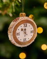 Orville Clock Ornament White