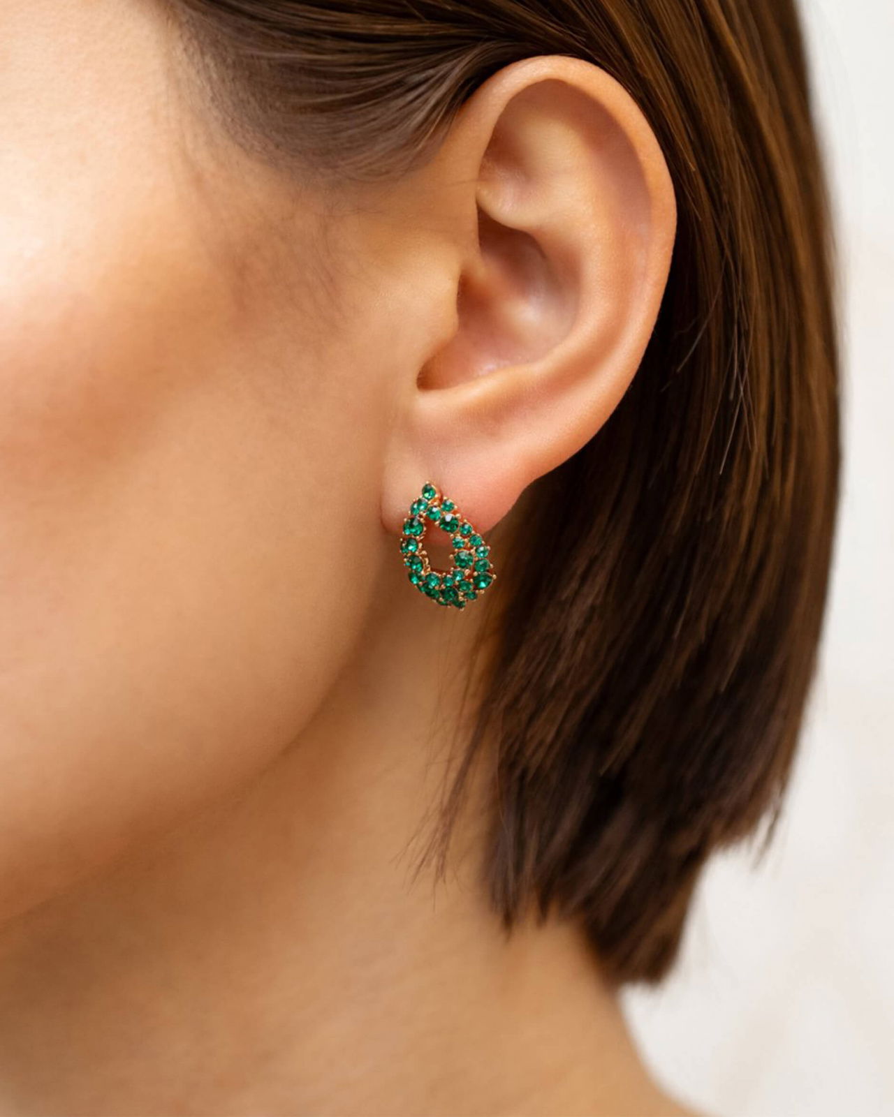 Petite Alice korvakorut emerald