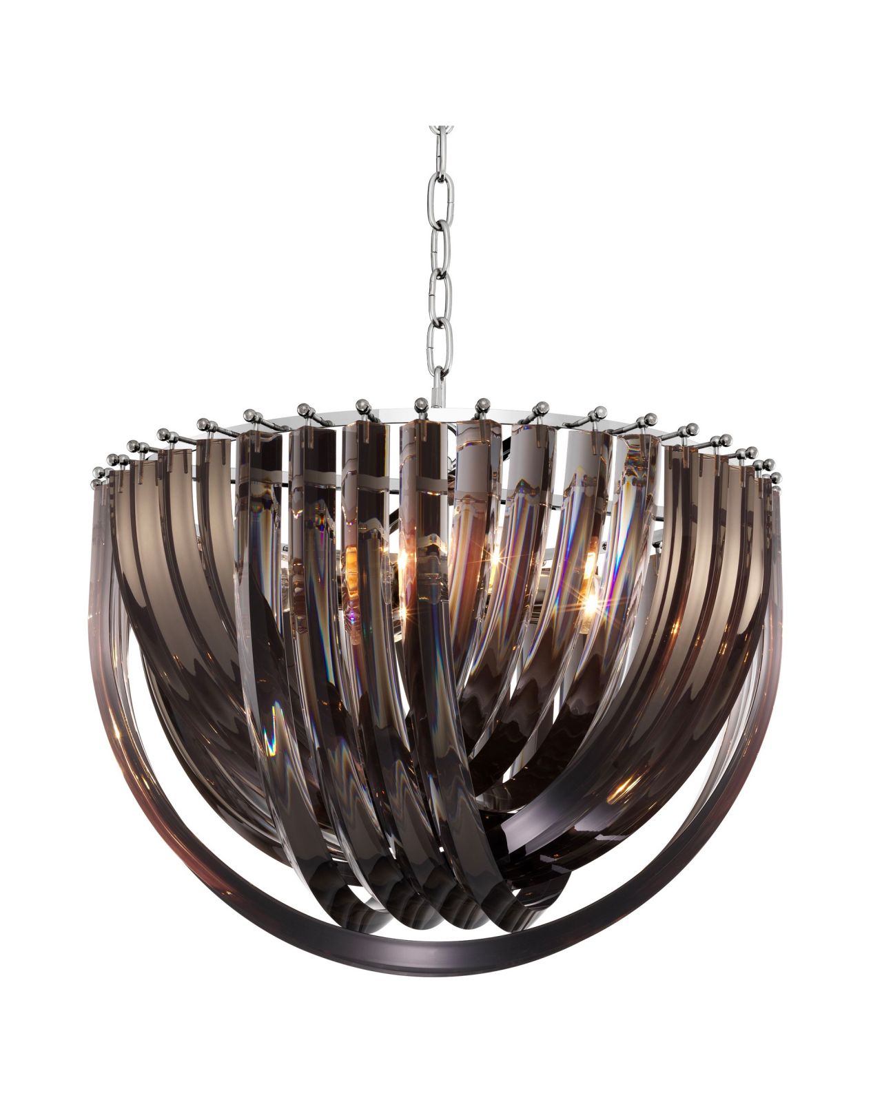 Murano Chandelier Smoke L