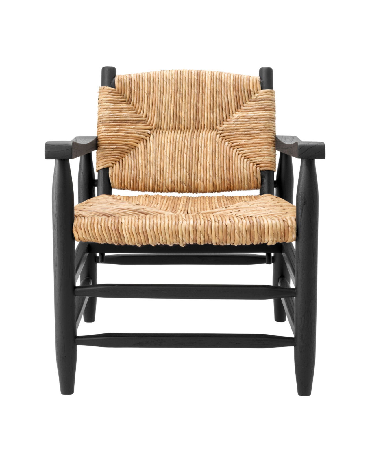 Elliott fåtölj svart/natur