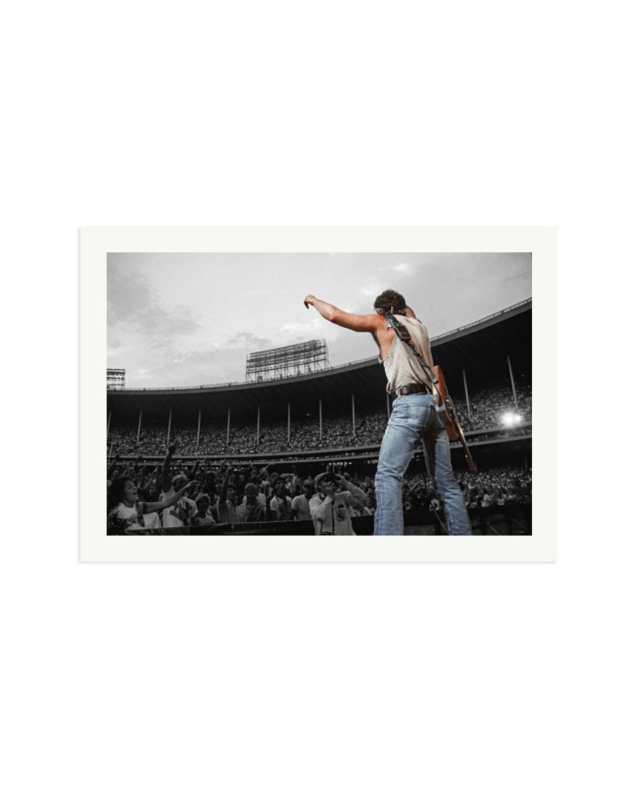 Bruce Springsteen at Cleveland Stadium 1985 Print Only / XXL
