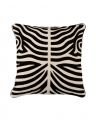 Zebra cushion black/white