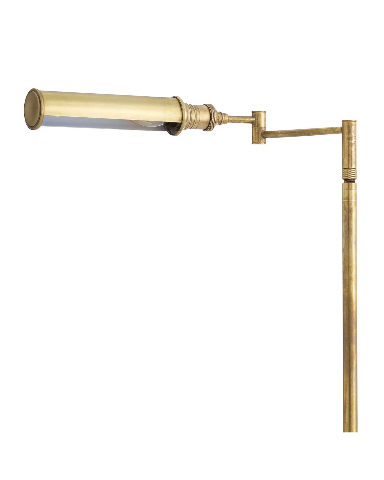 Kingston gulvlampe vintage messing