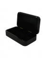 World Map Box Black