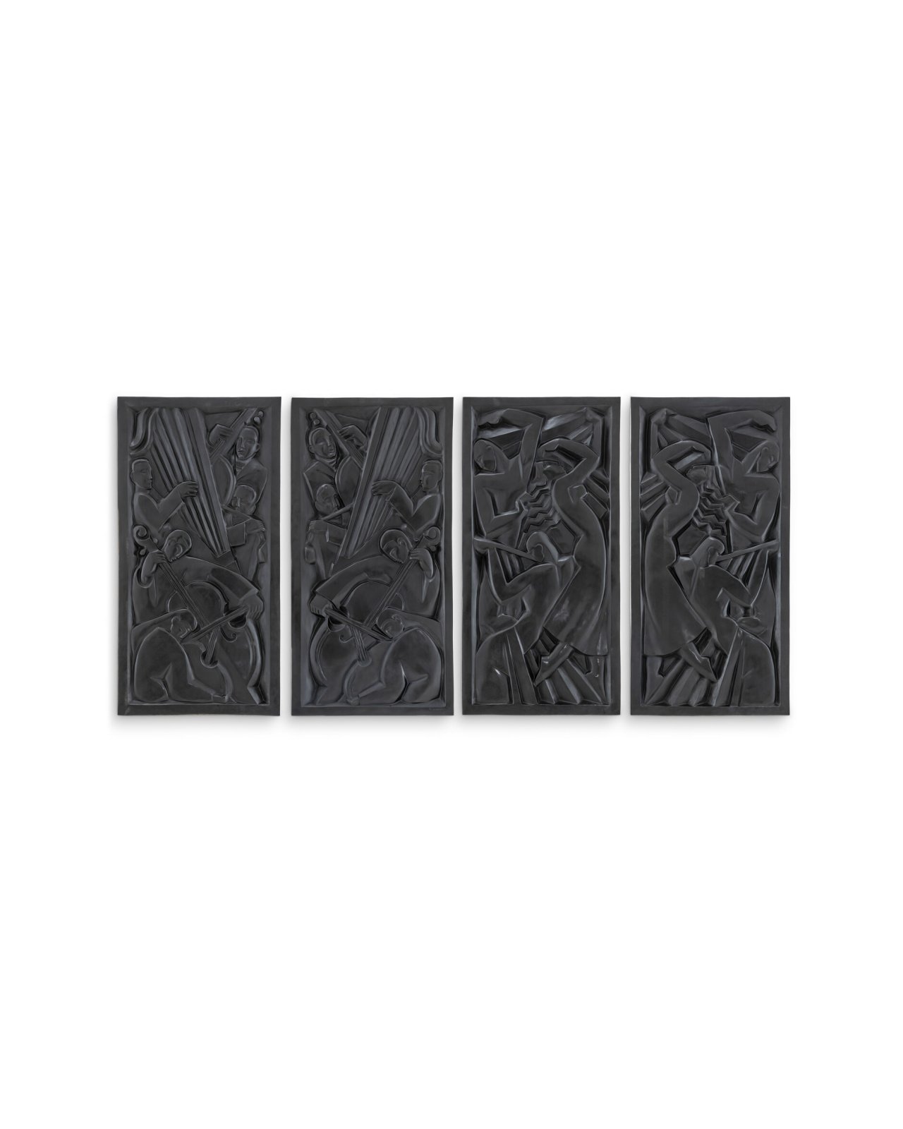 Senza Tempo väggdekoration bronze 4-pack