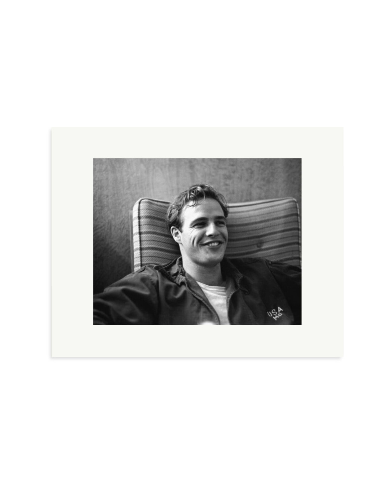 Marlon Brando on Set of 'The Men' Print Only / Small
