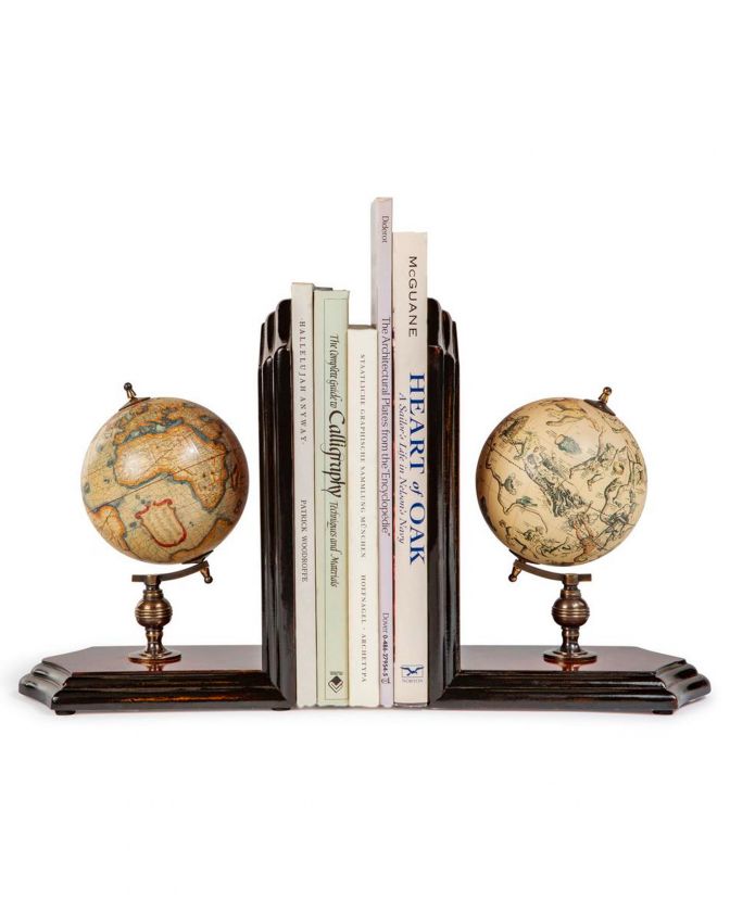 Globe Bookends