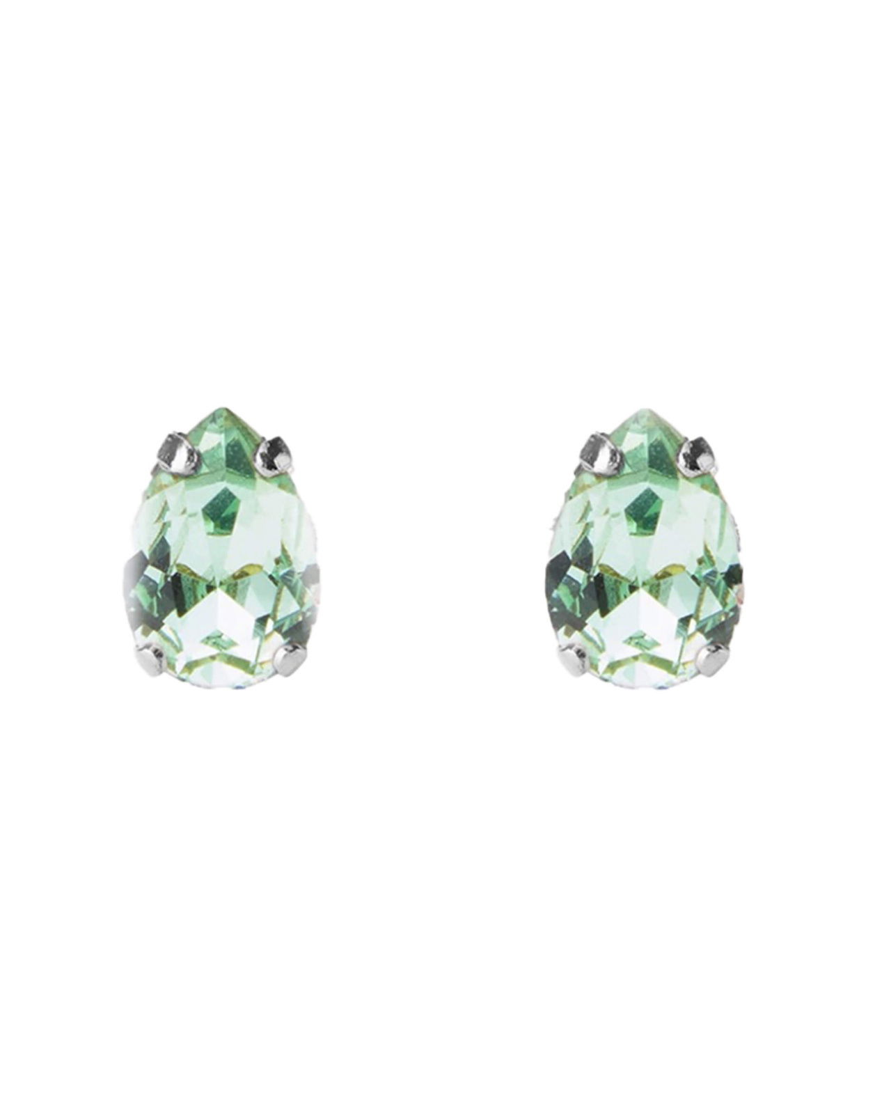 Petite Drop Stud korvakorut chrysolite rhodium