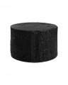 Timber Side Table Metal Black