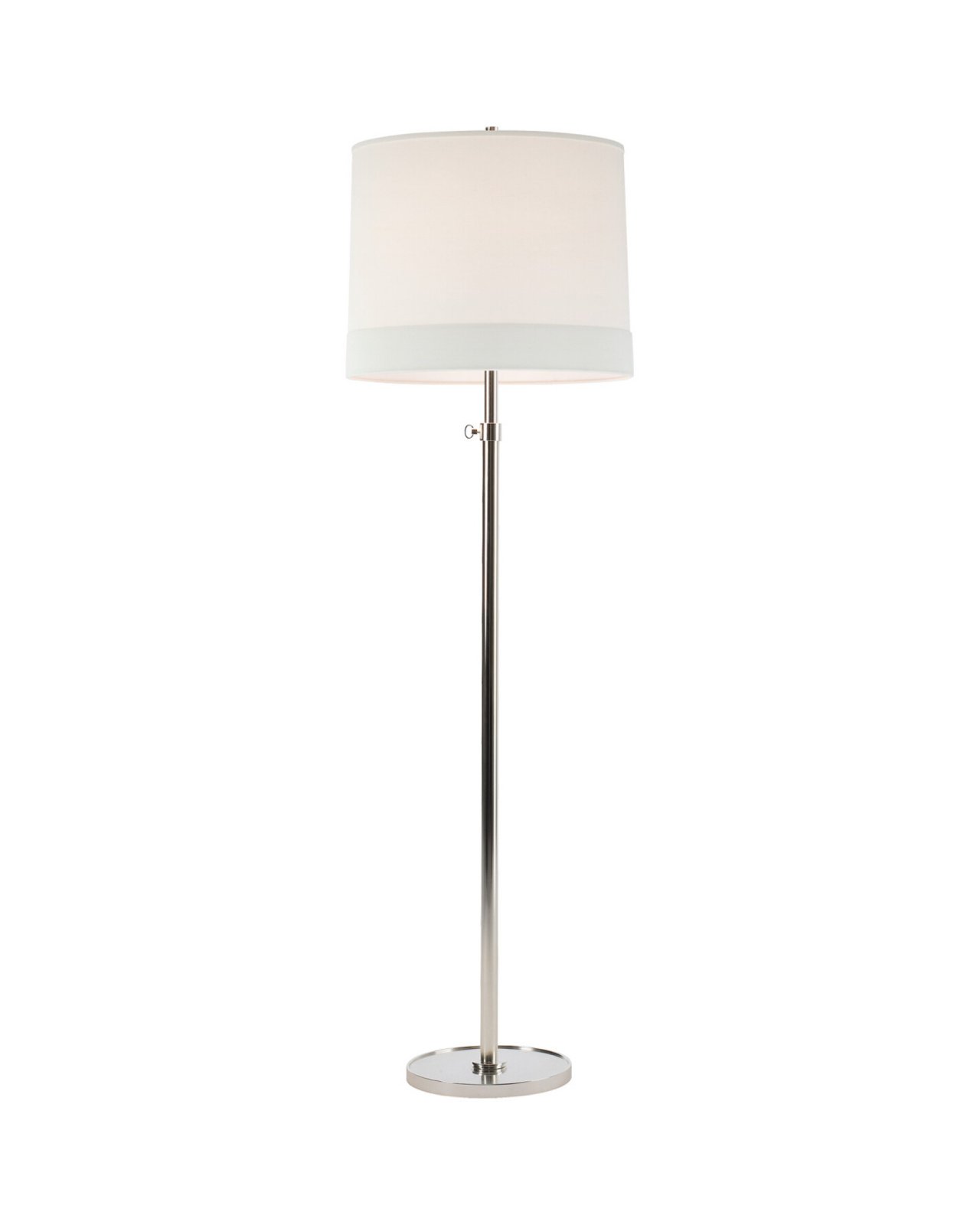 Simple Floor Lamp Soft Silver/Linen
