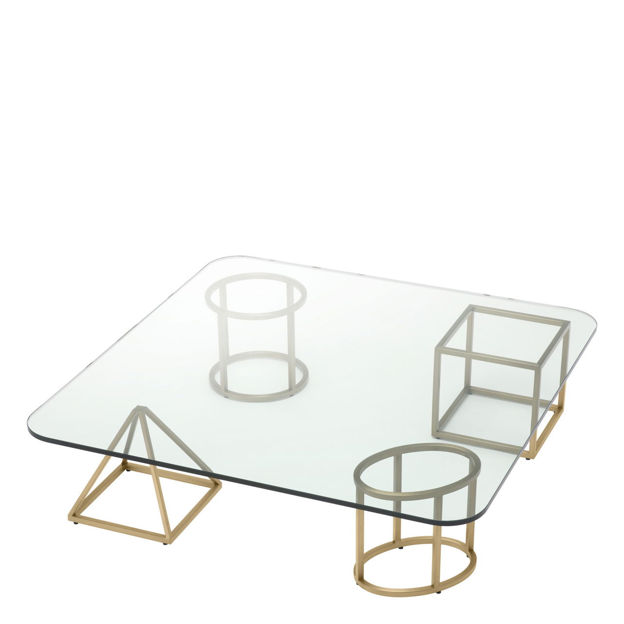 Speiser salongbord brushed brass